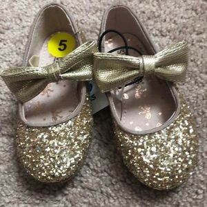 Gold Glitter Shoes